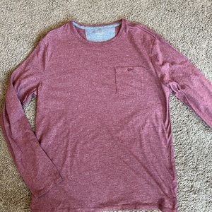 Large Banana Republic heather red long sleeve T-shirt